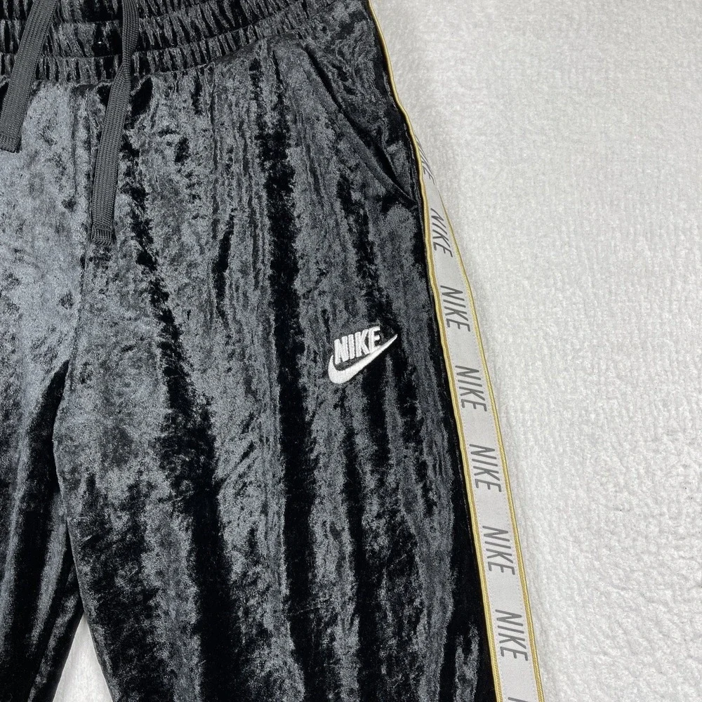 Nike Pants Girls XL Black Sportswear‎ Track Pant French Terry Youth Athleisure